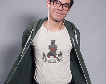 It’s Just a Flesh Wound – Funny T-Shirt for Unkillable Nerds & Movie Fans