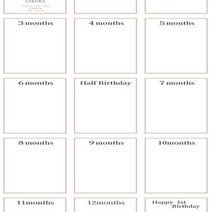 carta mensile canva marrone