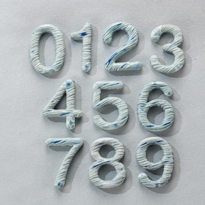 Ceramic number signs, House Tiles fired with ceramic techniques,customized size,suitable for house address ,ceramic tiles door number