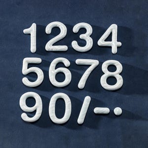 Ceramic Numbers tiles Decorative Personalized,Customized Numbers Wall Decor,House Anniversary Numbers Ceramic Art,House Tiles Porcelain