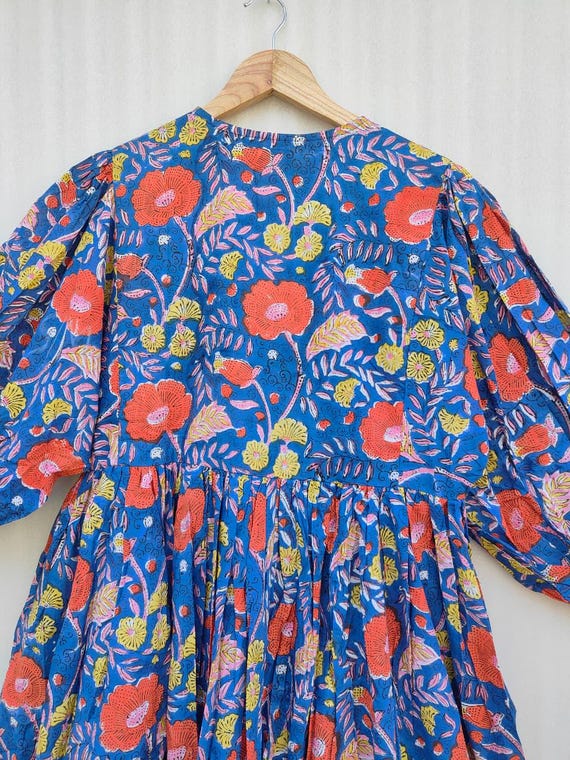 pleated sleeve dress English Factory