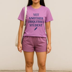 Yet Another Ubiquitous Student T-Shirt | Funny College Tee | Softstyle Unisex Shirt | Gildan 64000 | Study Life Graphic