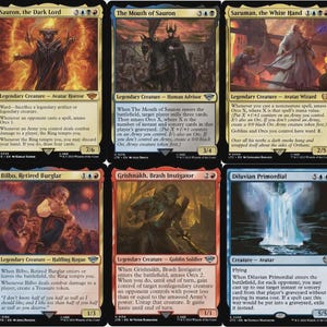 Sauron, the Dark Lord Commander Deck EDH 100 Magic Cards Custom Deck MTG Orcs NM