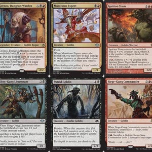 カスタム統率者デッキ - ダンジョンウォーデン、グレンゾ - ゴブリン - EDH マジックカード - NM