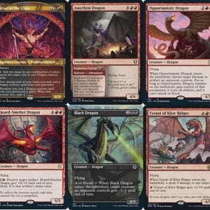 MTG Commander Dragon Deck EDH Deck Rivaz of the Claw 100 Magic Cards Custom - NM