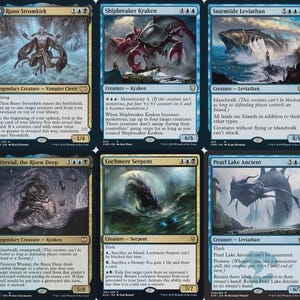 MTG Commander EDH Deck Runo Stromkirk 100 Cards Sea Creatures Custom Deck - NM