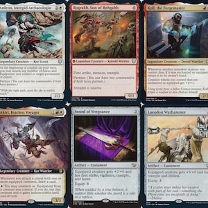 MTG Commander EDH Deck Arden Intrepid Archaeologist & Rograkh, Son of Rohgahh NM