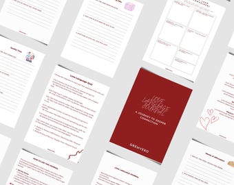 Love Language Journal for Couples: Relationship Workbook & Quiz (PDF Download