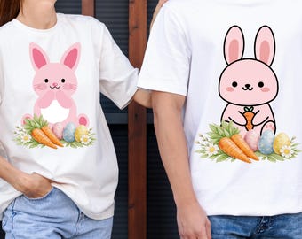 Påskhare PNG, vårdesign för barn, anpassad sublimering (digital nedladdning)