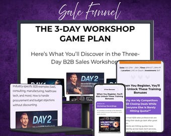 Mall för Jeremy Miners försäljningstratt | System.io VSL-tratt