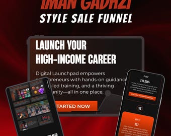 Iman Gadzhi Style Sales Funnel | Systeme.io mall