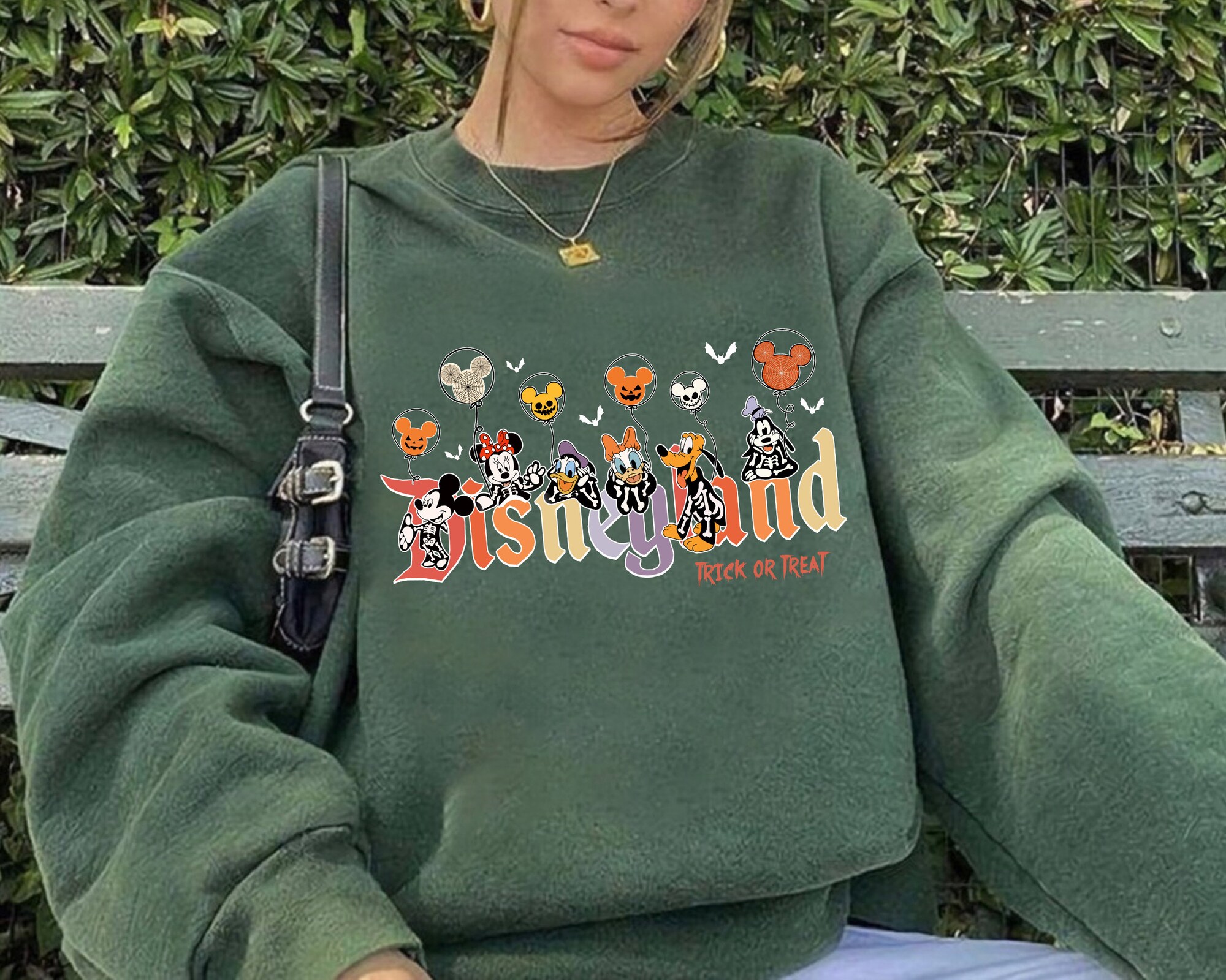 Discover Vintage Disneyland Halloween Sweatshirt, Disney Castle Halloween Family Sweatshirt