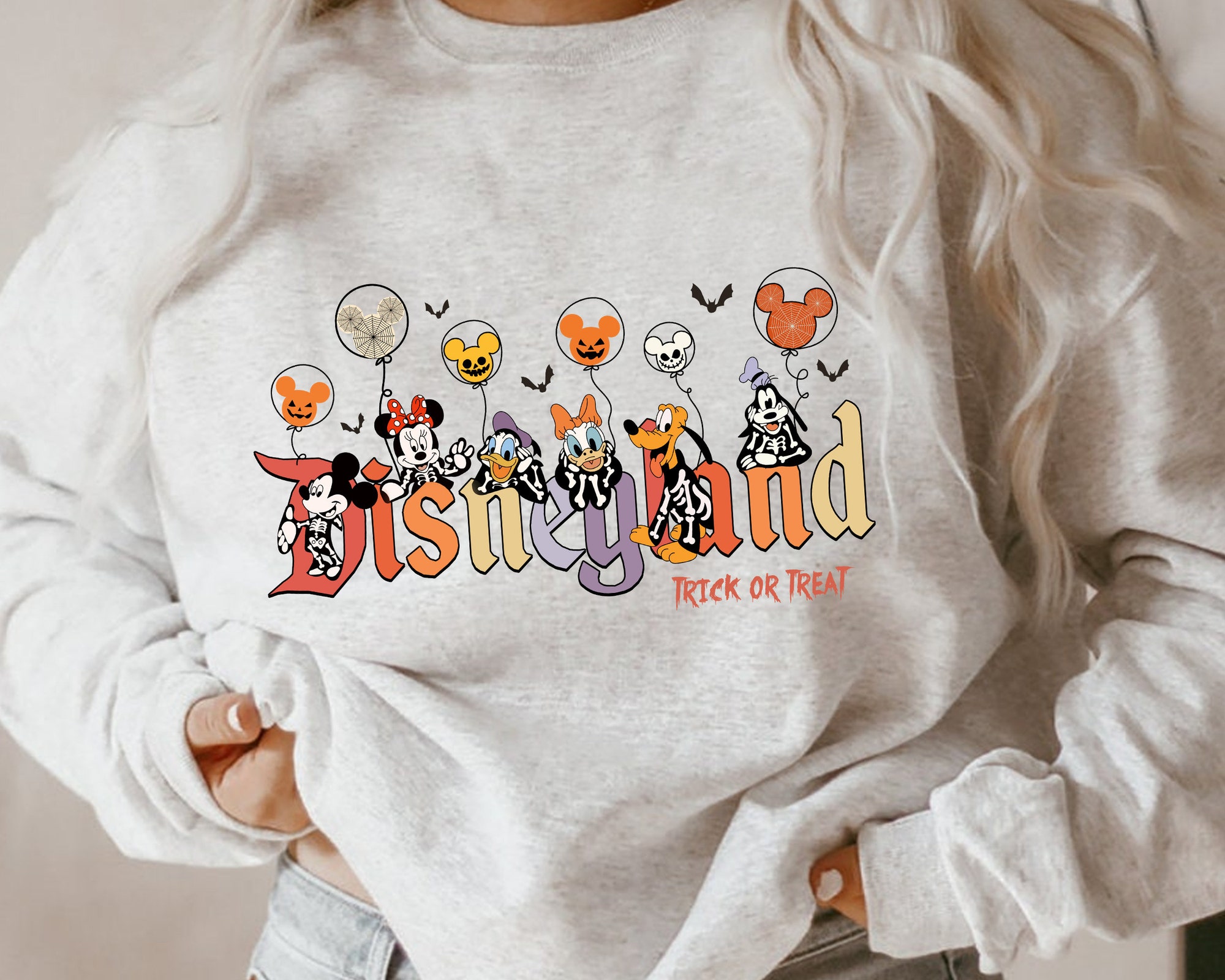 Discover Vintage Disneyland Halloween Sweatshirt, Disney Castle Halloween Family Sweatshirt