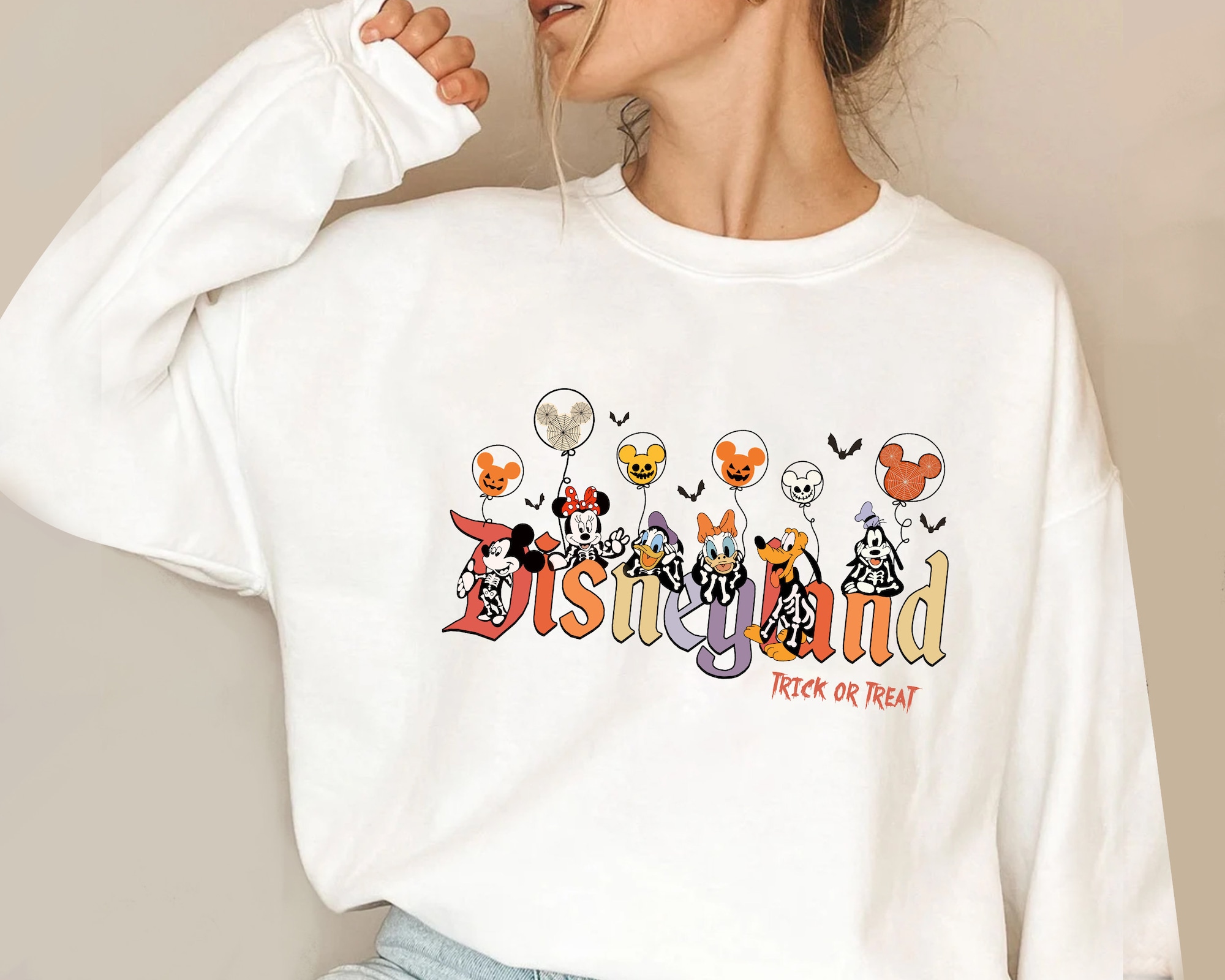 Discover Vintage Disneyland Halloween Sweatshirt, Disney Castle Halloween Family Sweatshirt