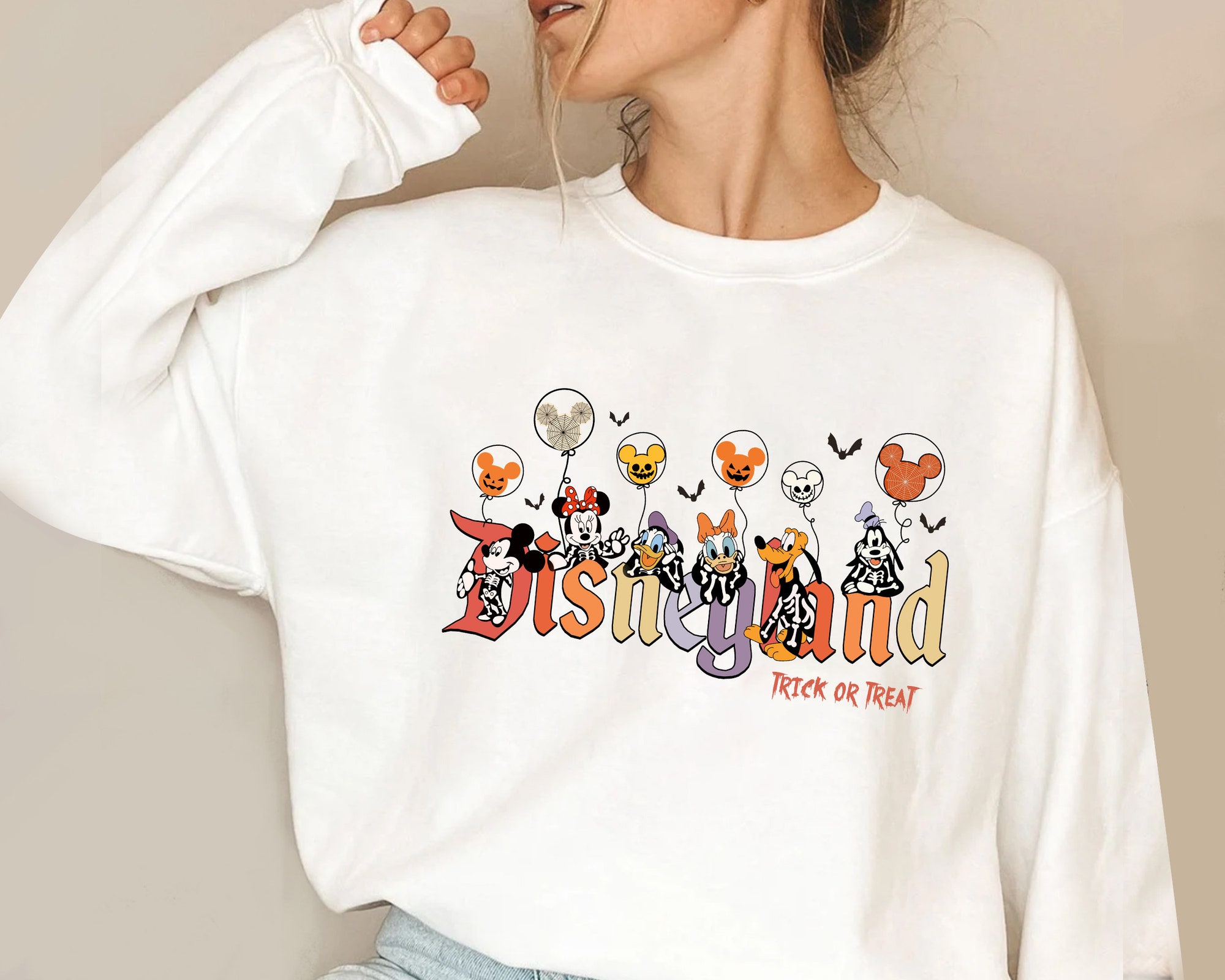 Discover Vintage Disneyland Halloween Sweatshirt, Disney Castle Halloween Family Sweatshirt