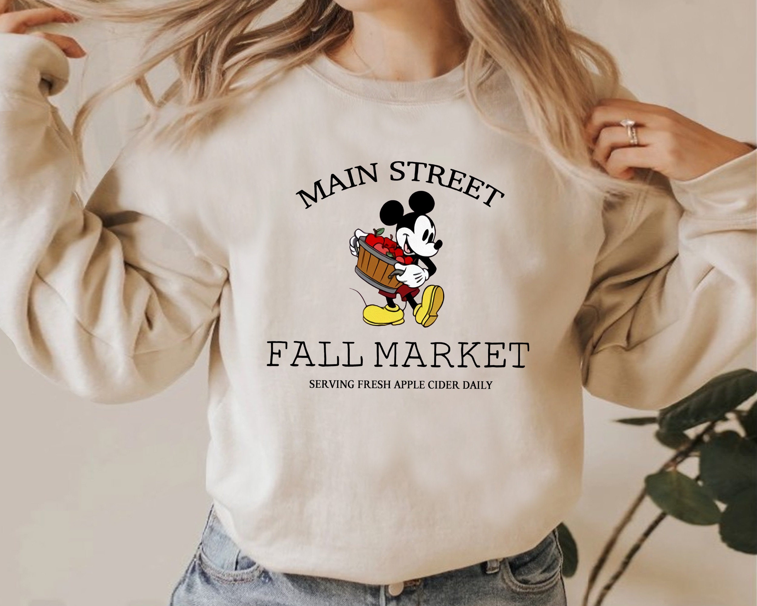 Discover Main Street Fall Market Sweatshirt, Disneyworld Sweatshirt