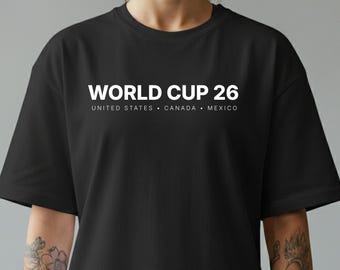 Soccer Shirt, United States Canada Mexico Unisex Soccer 2026 Tee