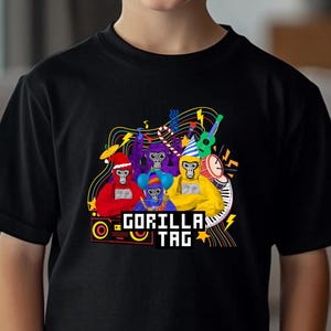 Gorilla Tag T-shirt, Gorilla Tag Shirt, Gorilla Tag Youth T-shirt, Gorilla Tag Party Shirt, Monkey Tag Shirt, Gorilla Tag Birthday T-shirt