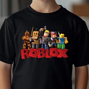 Roblox T-shirt, Roblox Shirt, Roblox Youth Tee, Roblox Birthday Gift, Roblox Birthday T-shirt, Roblox Lover T-shirt