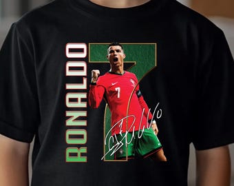 Youth Ronaldo Soccer T-Shirt, Fan Apparel