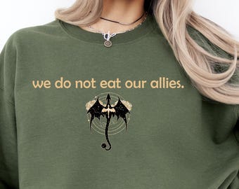 Fourth Wing Sweatshirt: Dragon Riders Book Lover Hoodie