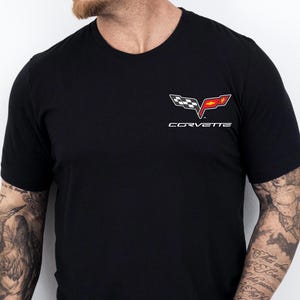 Vintage Corvette Logo T-Shirt: Sports Car Lover Gift