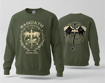 Basgiath War College, Dragon Rider, Fourth Wing Crewneck Sweatshirt