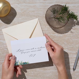 Biglietto di Ringraziamento Bomboniera – Matrimonio Boho Digitale – Tema Cactus Acquerello – PDF Stampabile