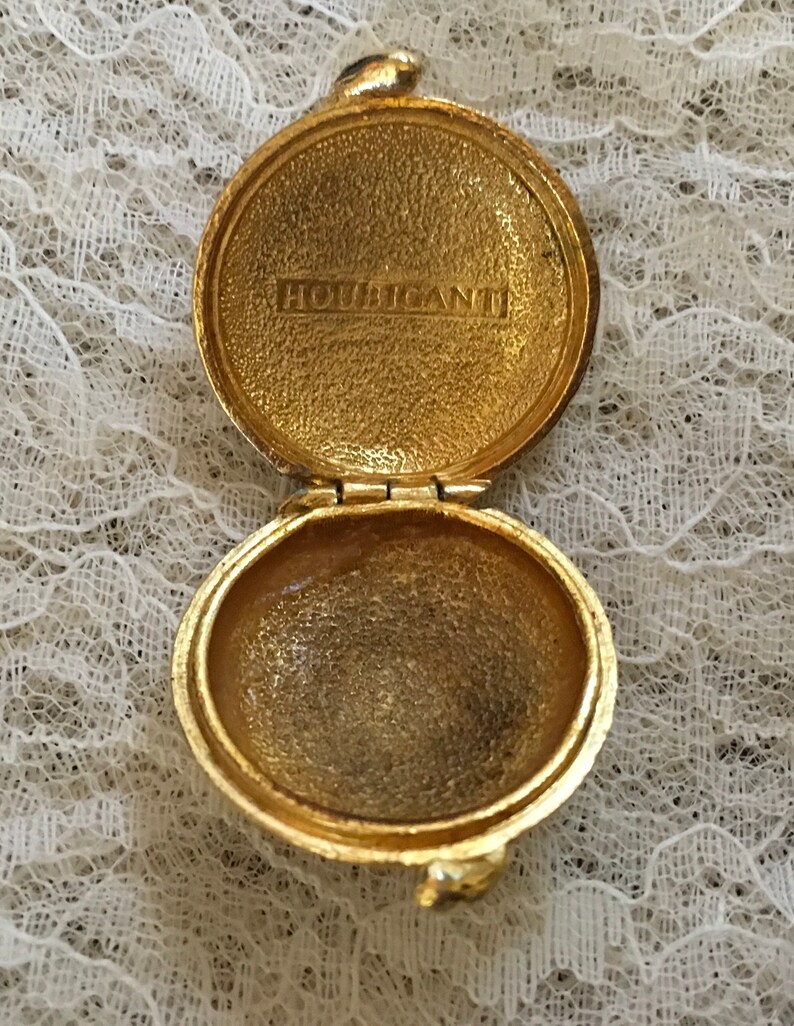 Vintage Houbigant Gold Stars Compact