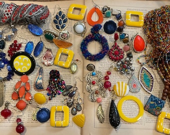 Mixed Bright Colorful Craft Jewelry Findings Inspiration Lot Creative Findings Lot