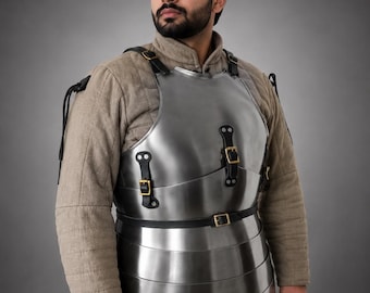 Italian Gothic Cuirass Breastplate Armor | 14th 15th Century Knight Steel Chest Plate