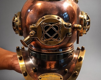 米海軍潜水ヘルメット MARK V：モース潜水器具レプリカ - Etsy 日本