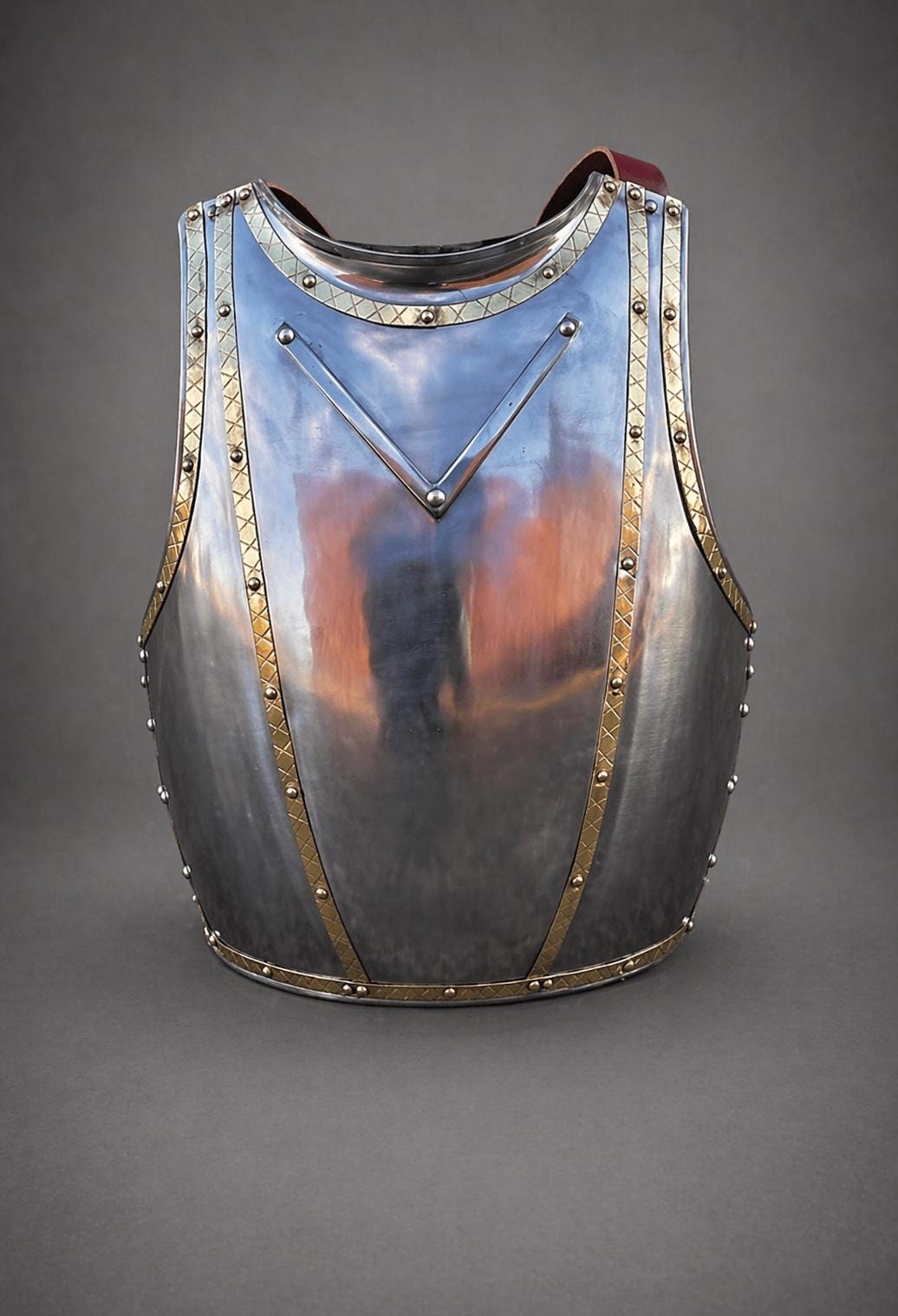 Full Rib Armor Churburg Style Steel Breastplate: Medieval Knight Body Armor, V-rib ...