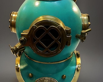 アメリカ海軍 潜水ヘルメット MARK V 米海軍潜水ヘルメット MARK V：モース潜水器具レプリカ - Etsy 日本