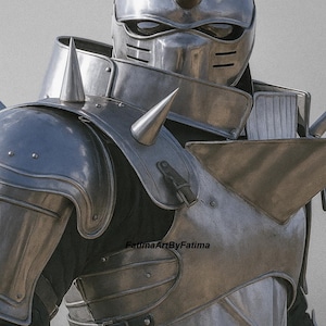 Alphonse Elric Full Body Armor: Fullmetal Alchemist Wearable Cosplay Costume image 3