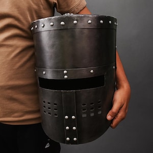 Medieval Black Knight Helmet Battle-Ready 18-Gauge Steel Armor - LOTR Monty Python Inspired