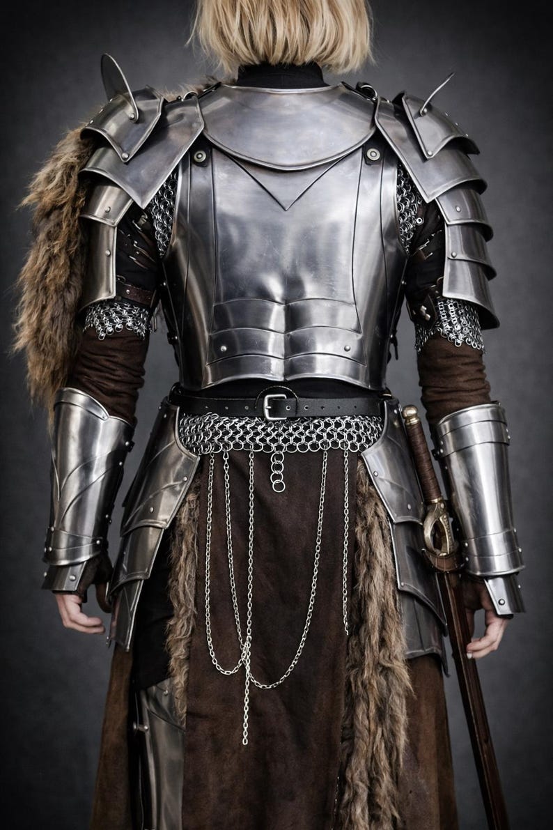 Handmade Steel Chainmail Knight Armor Set – Gothic Warrior Queen - Etsy