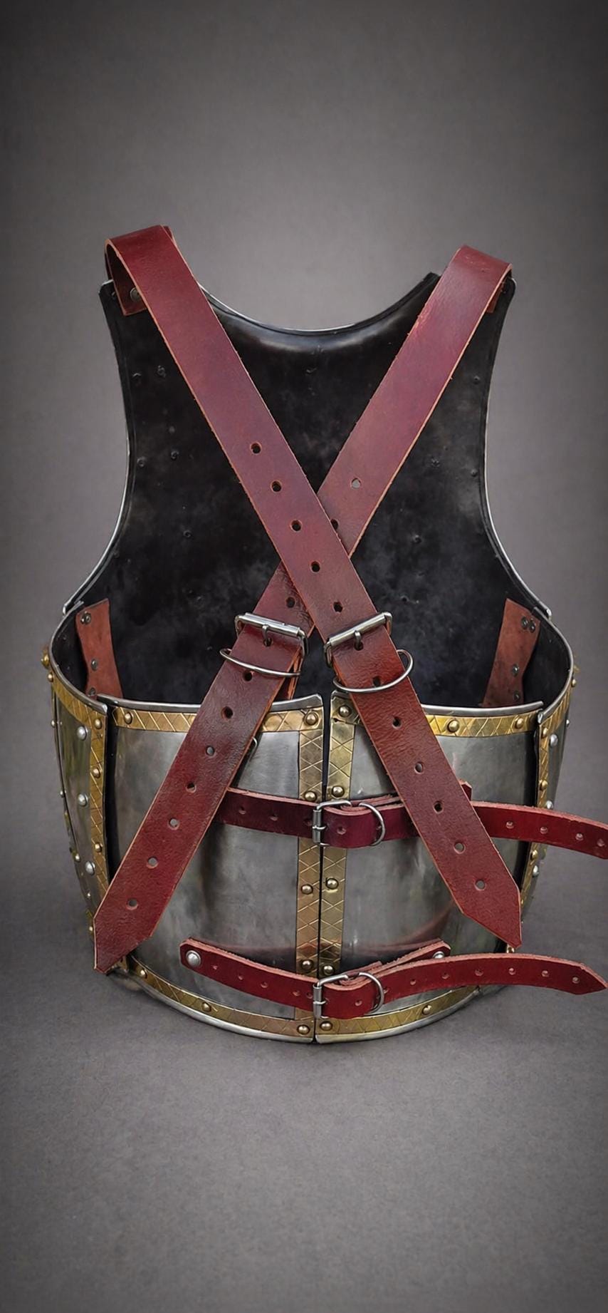 Full Rib Armor Churburg Style Steel Breastplate: Medieval Knight Body Armor, V-rib ...
