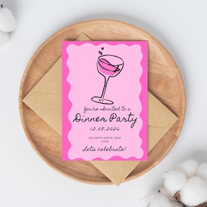 Dinner Party Invitation Template