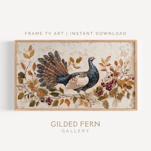 Thanksgiving Turkey Frame TV Art (Digital Download)