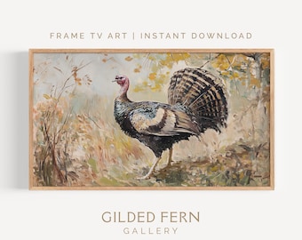 Thanksgiving Turkey Frame TV Art (Digital Download)