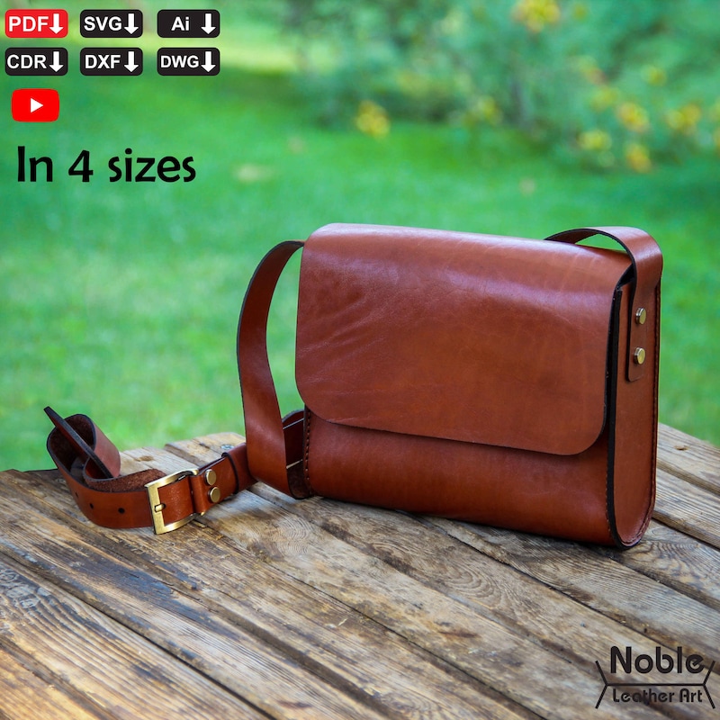 Crossbody Leather Floral - Etsy