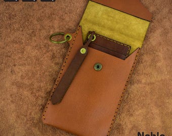 leather cell phone bag pattern, phone and card holder template, diy phone pouch design, svg & pdf pattern, handmade leather case