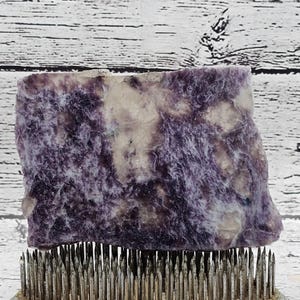 Lepidolite - Rough Lapidary Slab - Unpolished