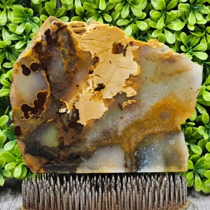 Jasp-Agate - Rough Lapidary Slab - Unpolished