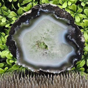 Los Choyas-geode: ruwe lapidaire plaat, ongepolijst