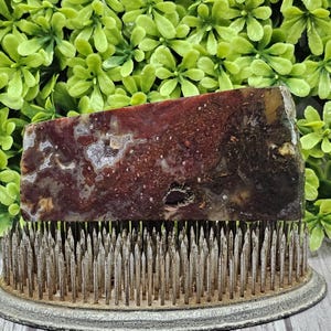 Maury Mountain Moss Agate - Rough Lapidary Slab - Unpolished