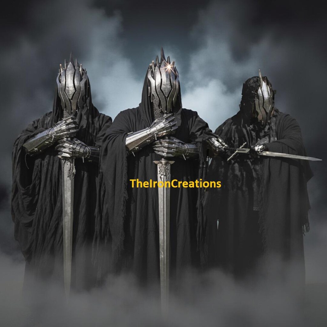 Nazgûl Witch-king Cosplay Outfit – Dark Ringwraith Robe Armor Cloak for ...