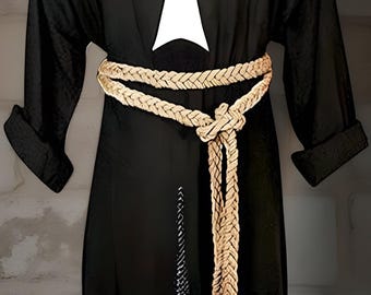 Crusader Knight Tunic – Medieval Surcoat with White Cross | Historical Costume Apparel (Sizes S–6XL), larp