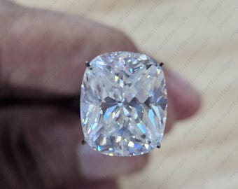 Elongated Cushion Cut Moissanite Diamond | D Color VVS1 | Loose Gemstone for Jewelry Making